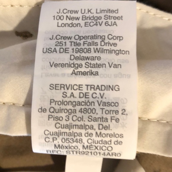 J. Crew SLIM FLEX khakis. NWT, Light Weight! - Picture 12 of 12